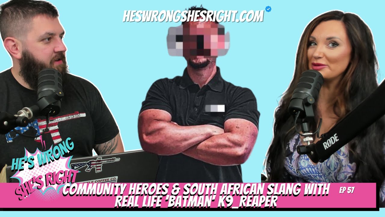 Community Heroes & South African Slang With Real Life 'Batman' K9_Reaper - HWSR Ep 57 With Andrew Lemacks and Nóna Lemacks