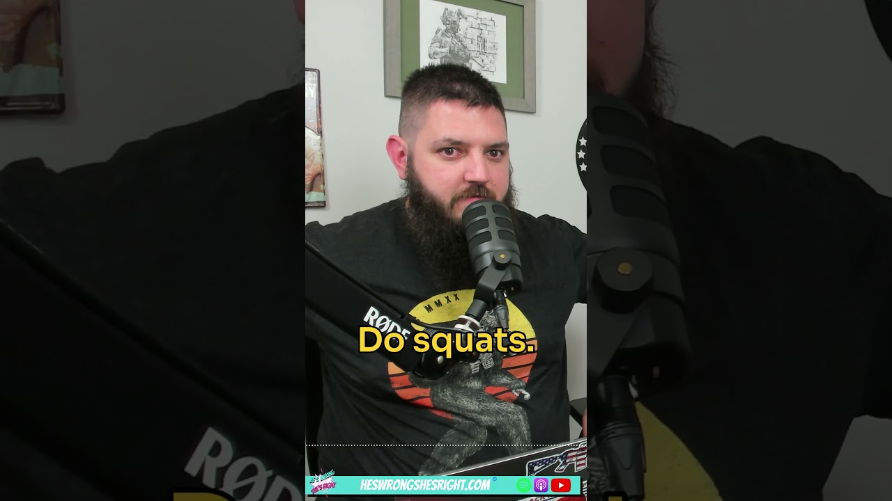 Do Squats. #hwsr #podcast #squats #shorts