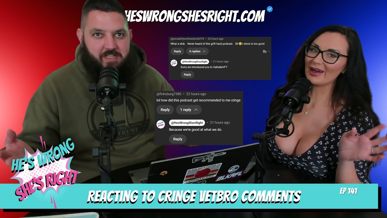Reacting to CRINGE VetBro comments - HWSR Ep 141 With Andrew Lemacks and Nóna Lemacks